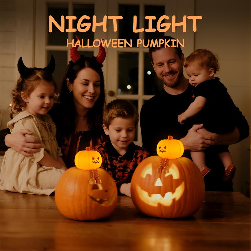 QIAWI Cute LED Pumpkin Night Light