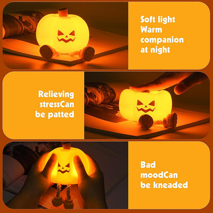 QIAWI Cute LED Pumpkin Night Light