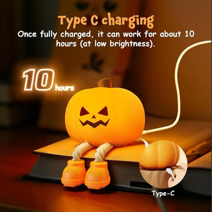 QIAWI Cute LED Pumpkin Night Light